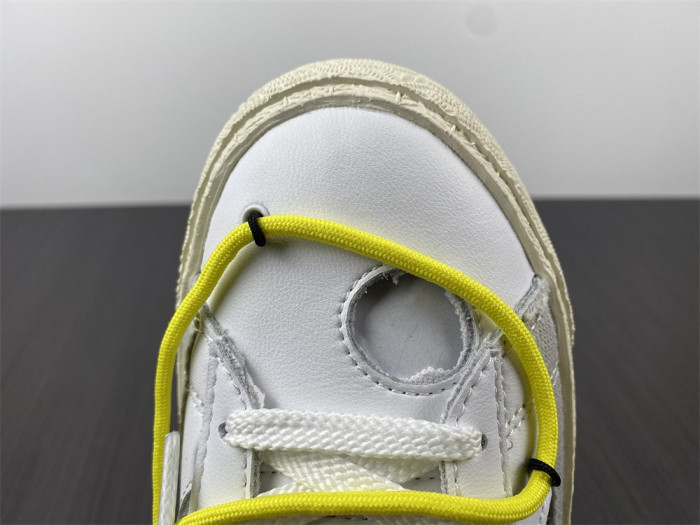 Off-White x Nike Blazer Low "White/University Red" DH7863-100