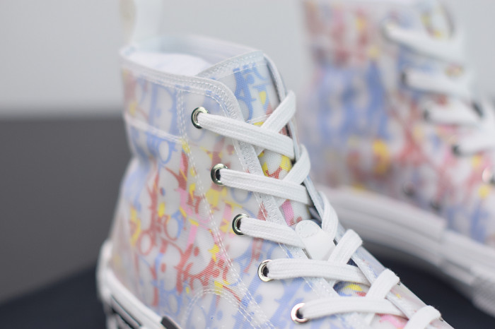 DR B23 OBLIQUE HIGH TOP SNEAKER“CD Ghosting”