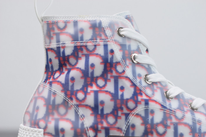DR B23 OBLIQUE HIGH TOP SNEAKER“CD Ghosting”
