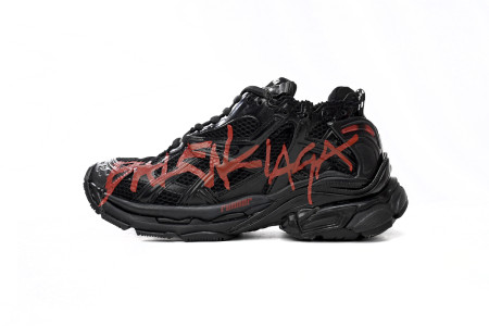 balcia runner black and red characters Ba*len*cia*ga